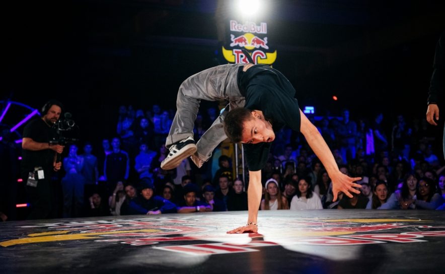 B-Boy Hynamite bei den Red Bull BC One Cypher Austria.
