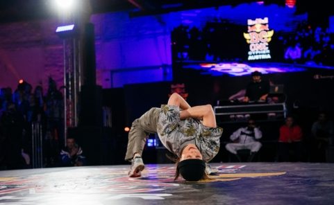 B-Girl Sinaya bei den Red Bull BC One Cypher Austria.