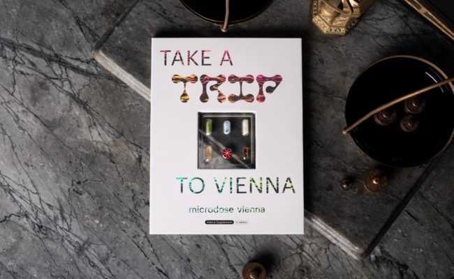 WienTourismus verlost Take a trip - Microdose Vienna Set in USA und England.