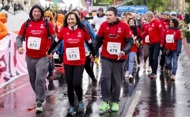 Teilnehmer am Coca-Cola Inclusion Run 2024.