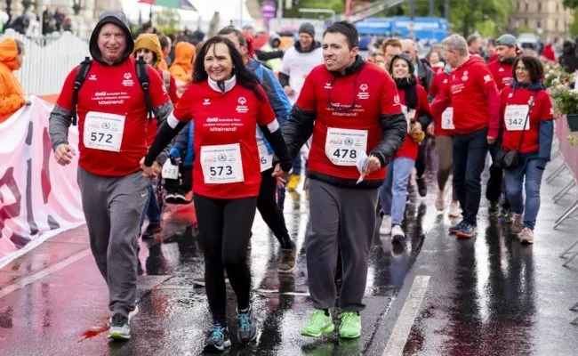 Teilnehmer am Coca-Cola Inclusion Run 2024.