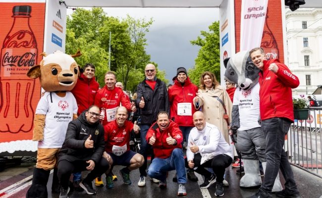 7. Coca-Cola Inclusion Run im Rahmen des Vienna City Marathon.