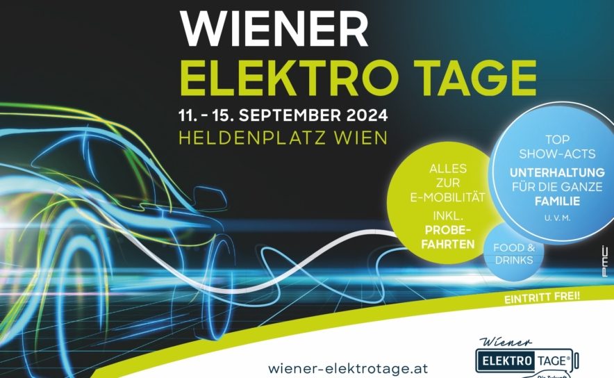 Wiener Elektro Tage 2024 von 11. bis 15. September am Heldenplatz.