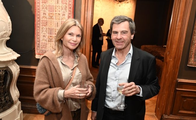 Irene Ströck, Erwin Kotanyi im Stadtpalais Szechenyi.