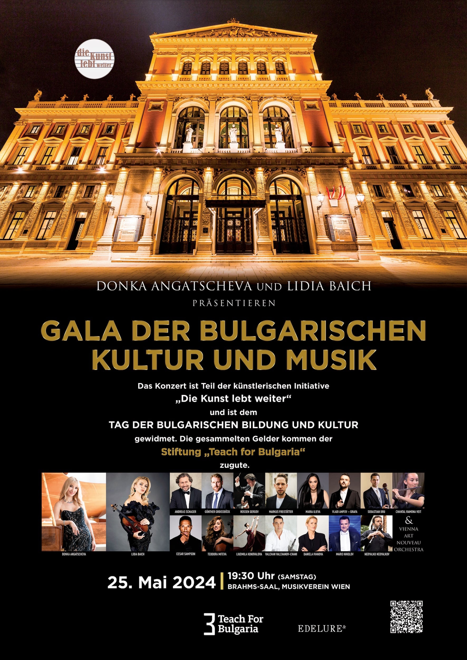 Gala der bulgarischen Kultur und Musik am 25. Mai 2024 im Musikverein Wien.