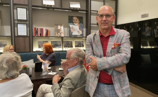 Sprechstunde mit Historiker Robert Streibel im Steigenberger Hotel Herrenhof.