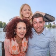 Christina Lugner, Ando Yeritsyan und Beatrice Turin