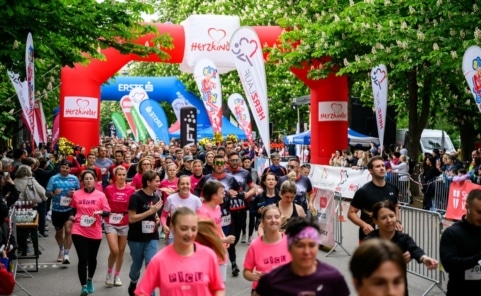 3.645 Läuferinnen und Läufer nahmen beim Herzlauf Wien 2025 teil.