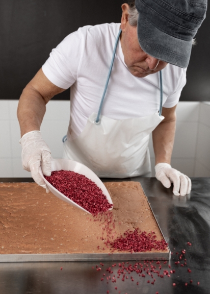 Die Produktion der HiNUtS Nuss-Riegel erfolgt in Bad Leonfelden, Oberösterreich