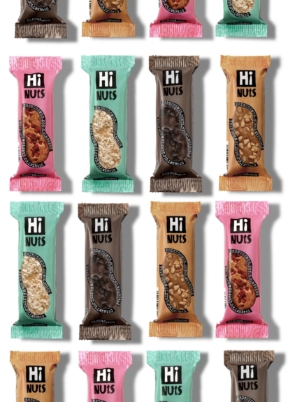 Auswahl an HiNUtS Riegel