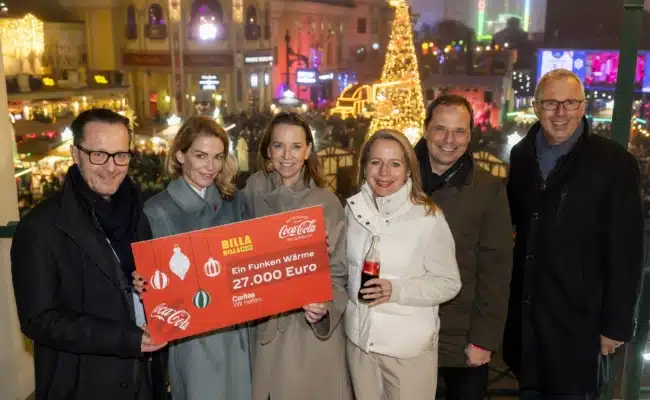 Coca-Cola Weihnachtstruck VIP-Event Wien Prater 2025 | © Martin Steiger Coca-Cola Weihnachtstruck VIP-Event Wien Prater