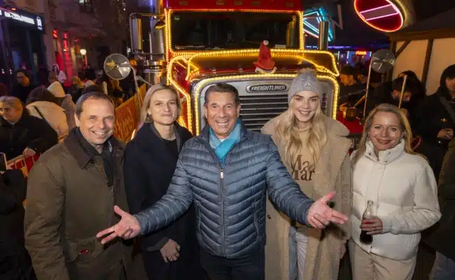 Coca-Cola Weihnachtstruck VIP-Event Wien Prater 2025 | © Martin Steiger Coca-Cola Weihnachtstruck VIP-Event Wien Prater