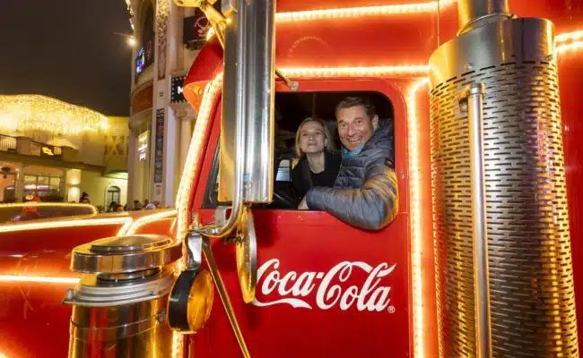 Coca-Cola Weihnachtstruck VIP-Event Wien Prater 2025 | © Martin Steiger Coca-Cola Weihnachtstruck VIP-Event Wien Prater