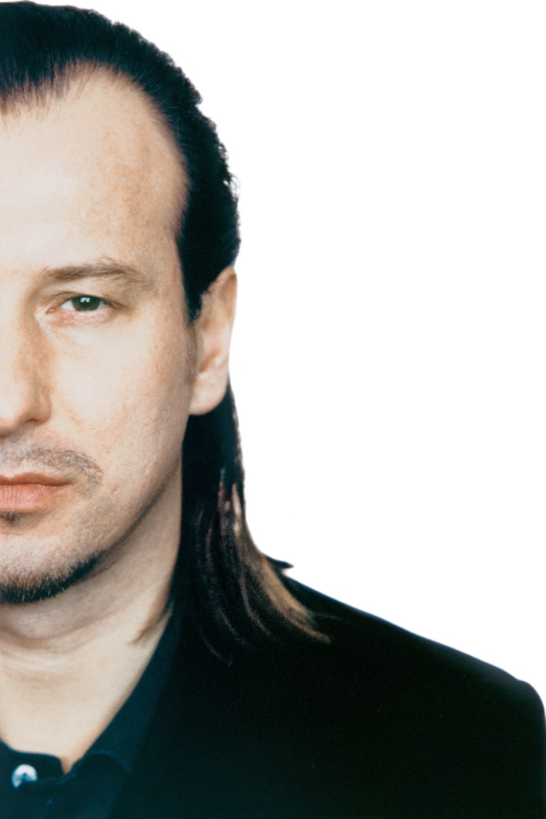 Porträt Helmut Lang, Fotografie von Elfie Semotan, 1994.