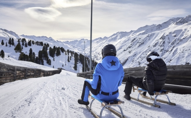 15 Rodelbahnen im gesamten Ötztal sorgen für Abwechslung.