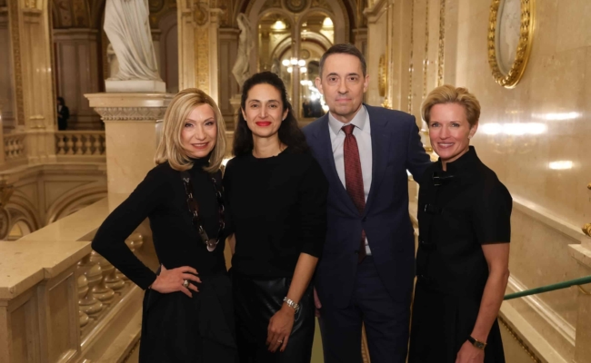 Opernball Pressekonferenz 2026 - Athanasiadis, Yeganehfar, Roščić, Reitbauer