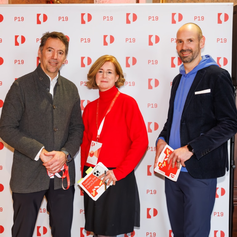 Die P19-InitiatorInnen Gerald Gruber, Birgit Kraft-Kinz und Martin Sprengseis-Kogler (v.l.).