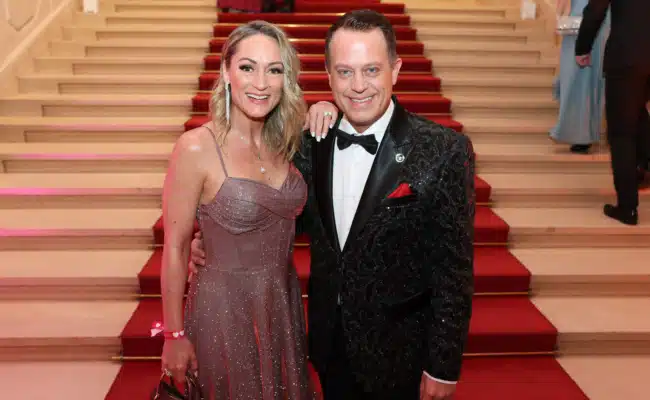 Juristenball 2026 – Hentze, Glanz | © Katharina Schiffl Daniela Hentze und Gregor Glanz besuchten den Juristenball 2026 in der Hofburg.