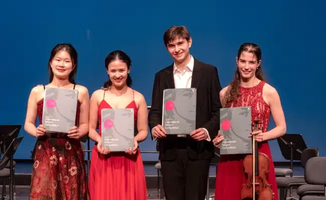 Preisträger des Internationalen Mozartwettbewerbs Salzburg - Violine 2026
