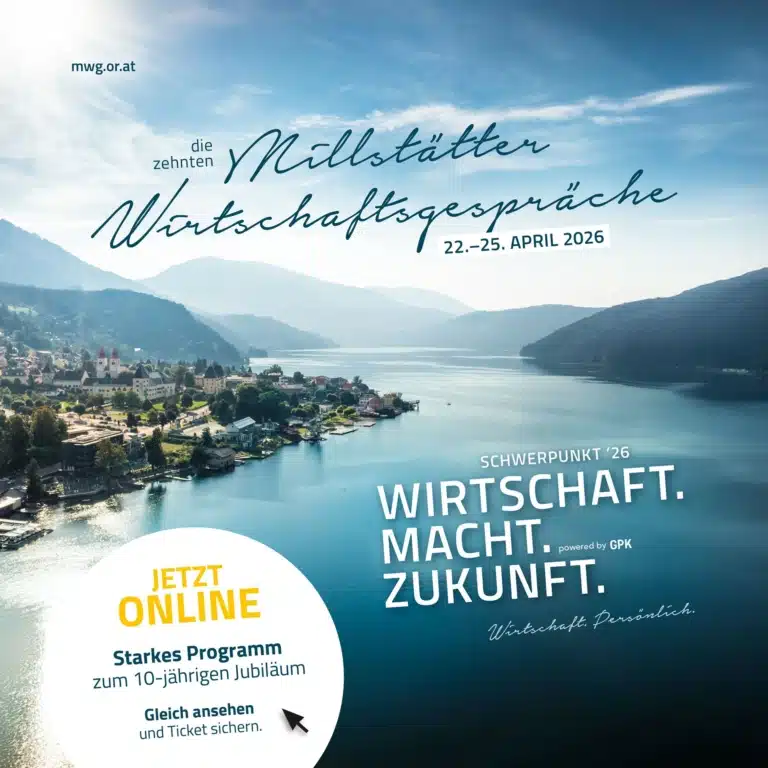 Millstätter Wirtschaftsgespräche von 22.–25. April 2026