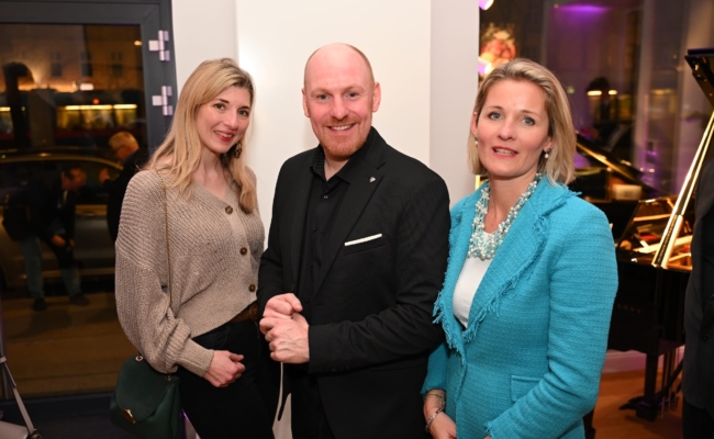 Frühlingslounge des Musikvereins Graz Präsentation | © Christian Jobst Ilona Perrot, Dominik Schrott und Magdalena Hankus bei der Präsentation des Musikvereins Graz