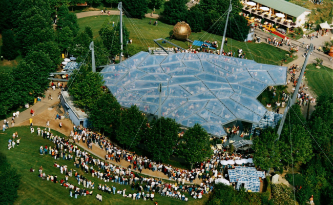 Luftaufnahme ZDF - Fernsehgarten (1999)