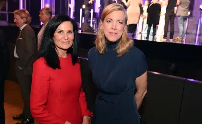 Silvia Grünberger und Eva Schindlauer bei ORF-III-Programmpräsentation Silvia Grünberger und Eva Schindlauer beim ORF-III-Jubiläum im Ronache