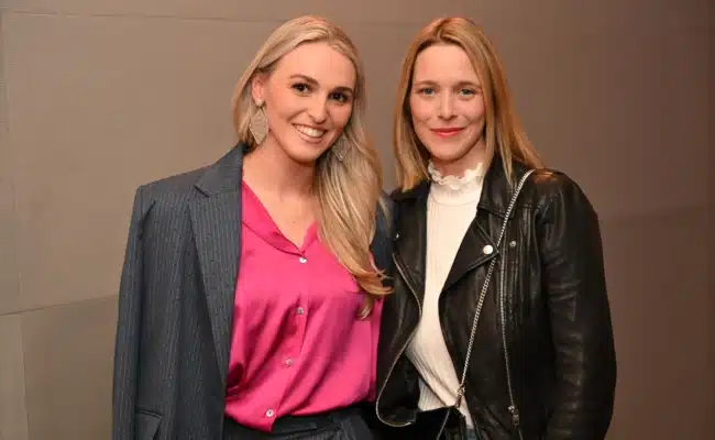 Gäste bei der ORF-III-Programmpräsentation im Ronacher Mariella Gittler mit Begleitung beim Festakt zum 15-jährigen Bestehen von ORF III.