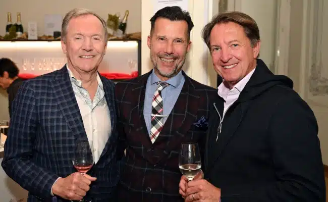 Gäste bei der ORF-III-Programmpräsentation 2026 Schellmann, Nachtwey und Zimmermann beim ORF-III-Event