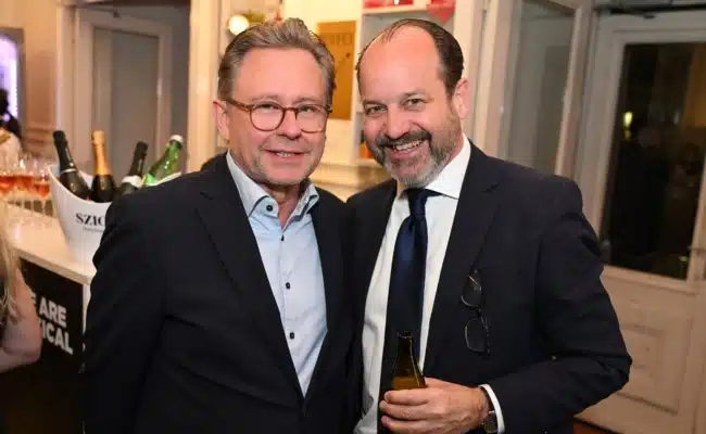 Alexander Wrabetz und Oliver Pink bei ORF-III-Event Wrabetz und Pink beim ORF-III-Jubiläum