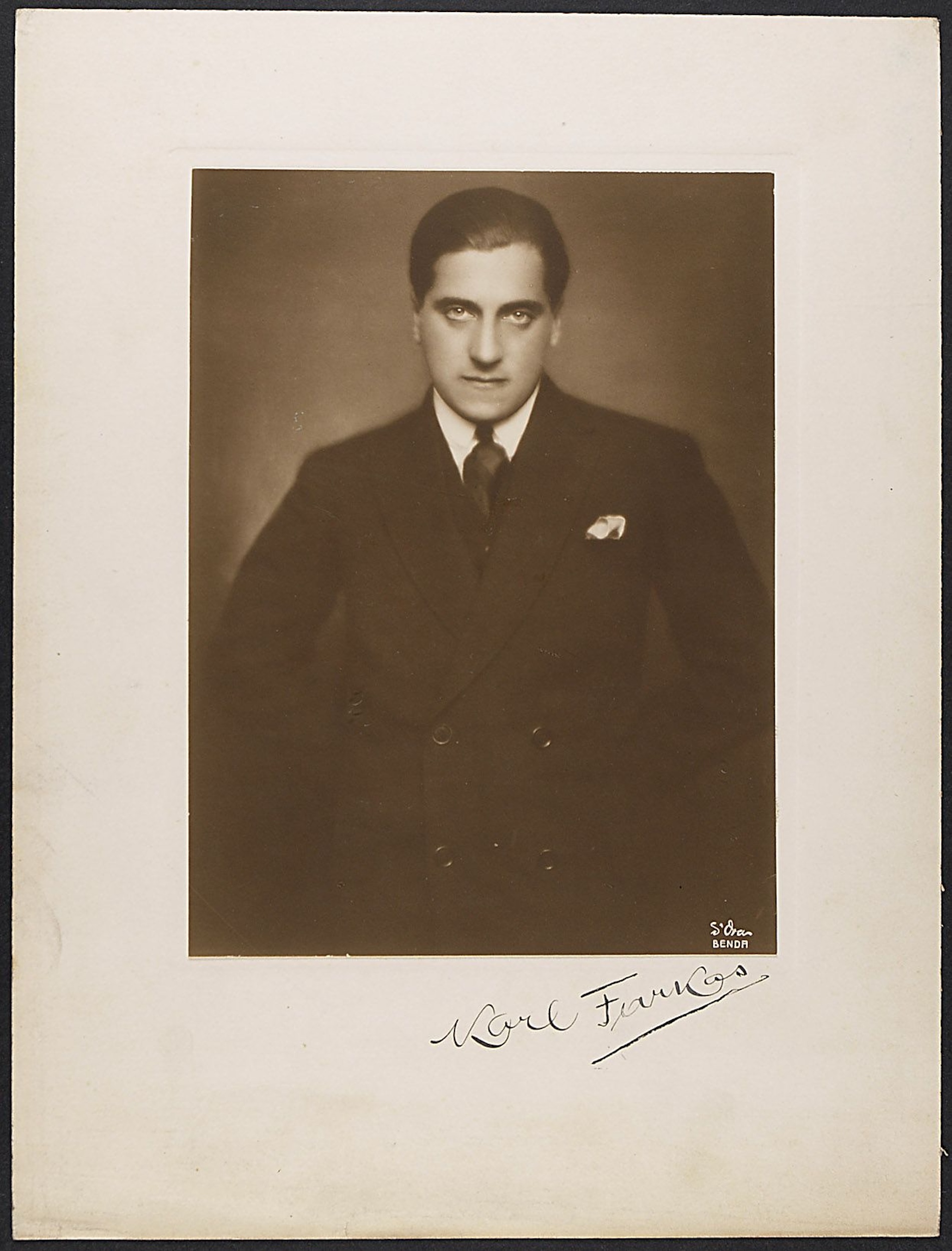 Karl Farkas um 1925, Fotografie Atelier d’Ora