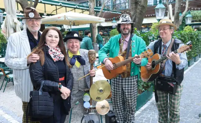 Schweizerhaus Eröffnung 2026 | © Peter Tomschi Klänge traditioneller Wiener und böhmischer Musik zur Schweizerhaus Eröffnung 2026