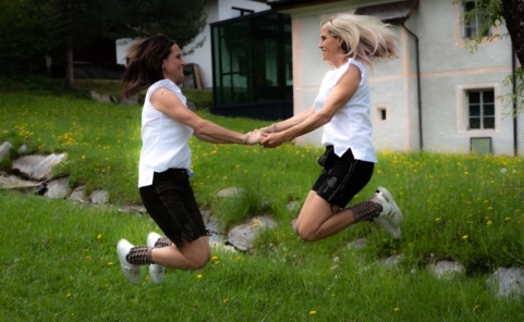 Das Zwillingspärchen Anja und Karin aus Wagrain-Kleinarl