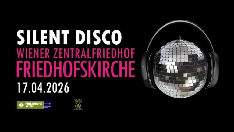 Silent Disco am Wiener Zentralfriedhof Flyer