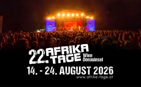 Von 14. bis 24. August 2026 verwandeln die Afrika Tage Wien die Donauinsel erneut in einen farbenfrohen Treffpunkt für Musik, Kulinarik und Kultur aus zahlreichen afrikanischen Ländern.