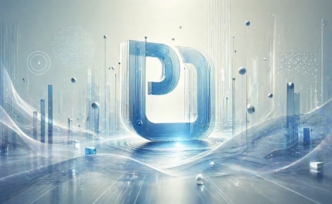Abstrakte digitale Illustration als Symbol für Medienethik und Presserat-Bericht