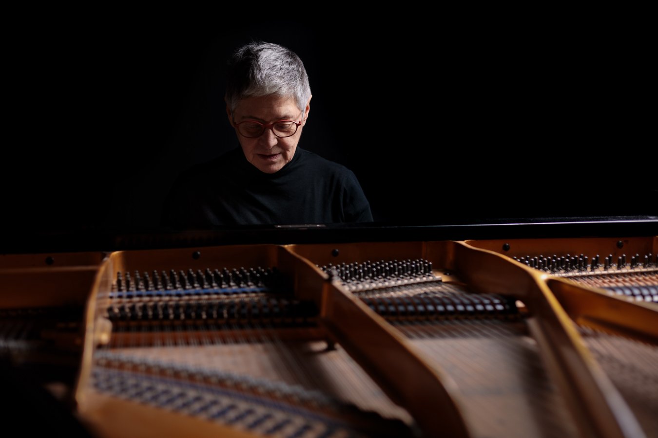 Sylvia Bruckner am Klavier