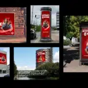 Vodafone Breitband Kampagne Deutschland zeigt Vater und Kind beim Streaming zuhause