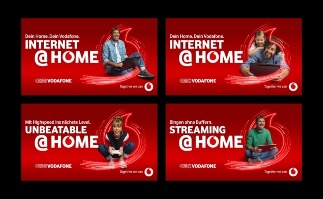 Vodafone Breitband Kampagne Deutschland zeigt Kind beim Gaming zuhaus