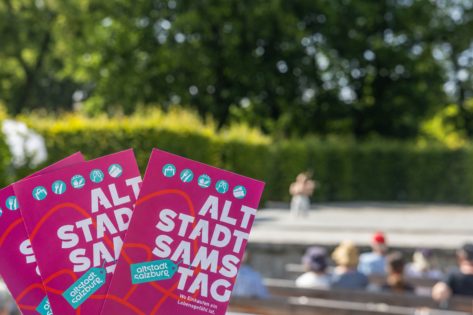 Altstadtsamstag-Feste sind eine Marketinginitiative des Altstadtverbands Salzburg.