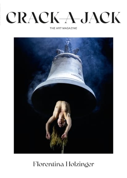 Titelbild der ersten Ausgabe des Kunstmagazins Crack-a-Jack mit Motiv von Florentina Holzinger