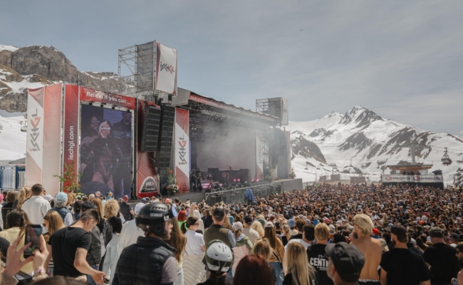 Christina Aguilera performt beim Top of the Mountain Closing Concert in Ischgl