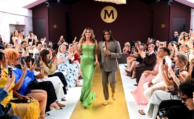 Heidi Klum und Law Roach bei der Magnum Fashion Show in Cannes