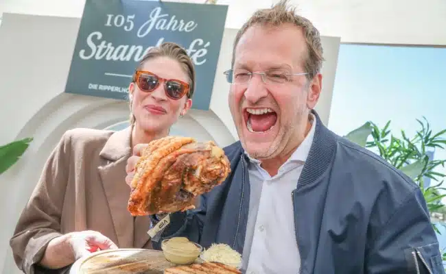 Selina Graf und Andreas Ferner beim Jubiläum des Strandcafés Selina Graf und Andreas Ferner beim 105-Jahre-Jubiläum im Strandcafé Alte Donau Wien