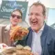 Selina Graf und Andreas Ferner beim 105-Jahre-Jubiläum im Strandcafé Alte Donau Wien