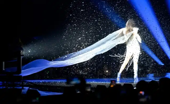 ESSYLA für Belgien während einer Probe des Eurovision Song Contest 2026 in Wien.