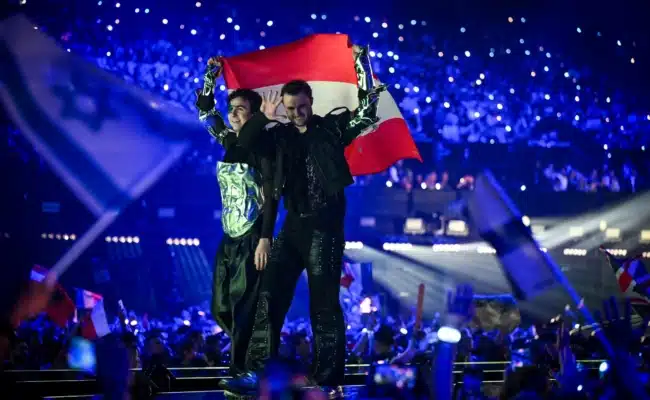 Cosmo beim Finale des Eurovision Song Contest 2026