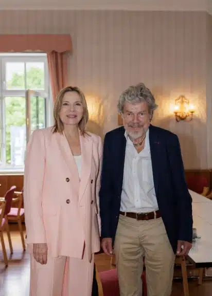 Kim Cattrall und Reinhold Messner bei der Eröffnung des CALL Film Festivals in Bad Hofgastein