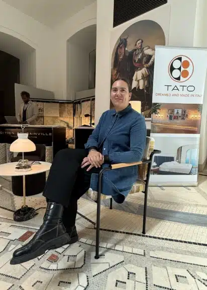 Yolanda de la Fuente, Gründerin von Design RDV, beim Interior-Design-Event im Palais Coburg in Wien