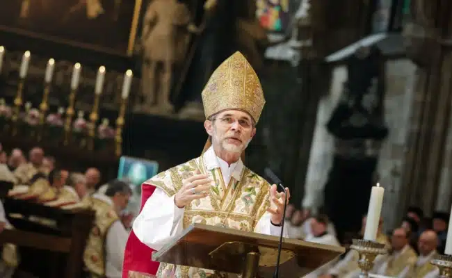 Erzbischof Josef Grünwidl während seiner Predigt im Stephansdom